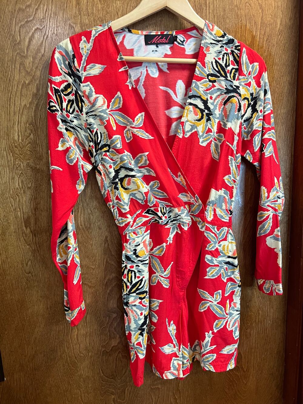 Motel Red Botanical Romper S
